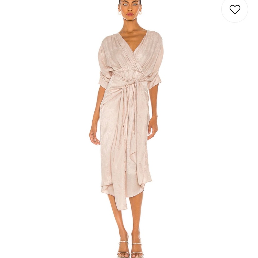 COPY - Revolve blush Callahan dress, worn once!